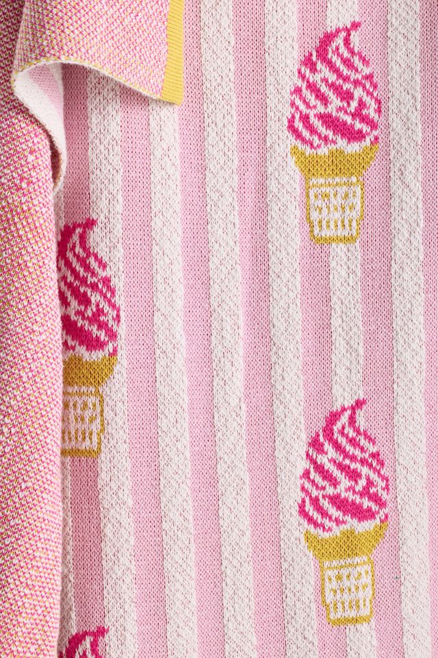 Sonnie Cotton Knit Throw Blanket #1