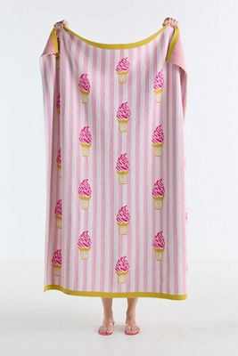 Sonnie Cotton Knit Throw Blanket