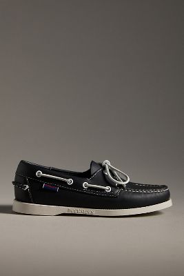 Shop Sebago Dockside Portland Boat Shoes In Blue