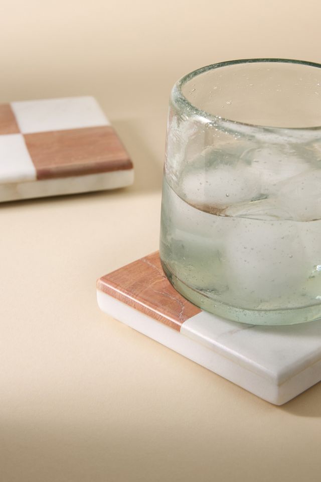 Jolene Checkered Marble Coaster #2