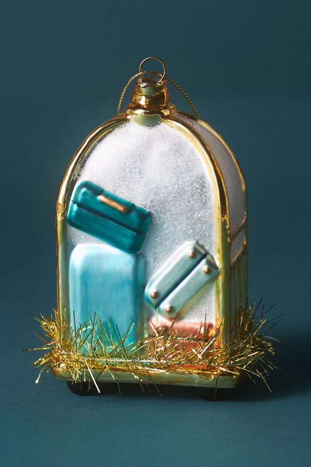 Luggage Cart Ornament #1