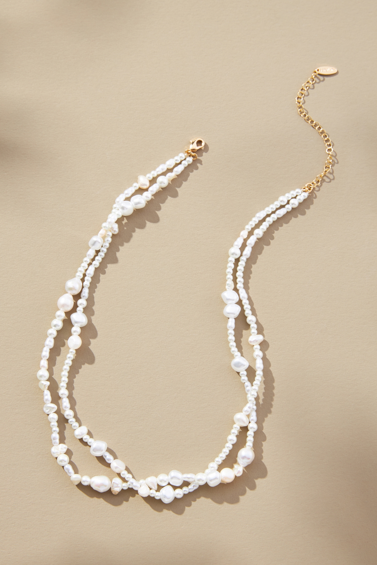 Double Layer Pearl Necklace