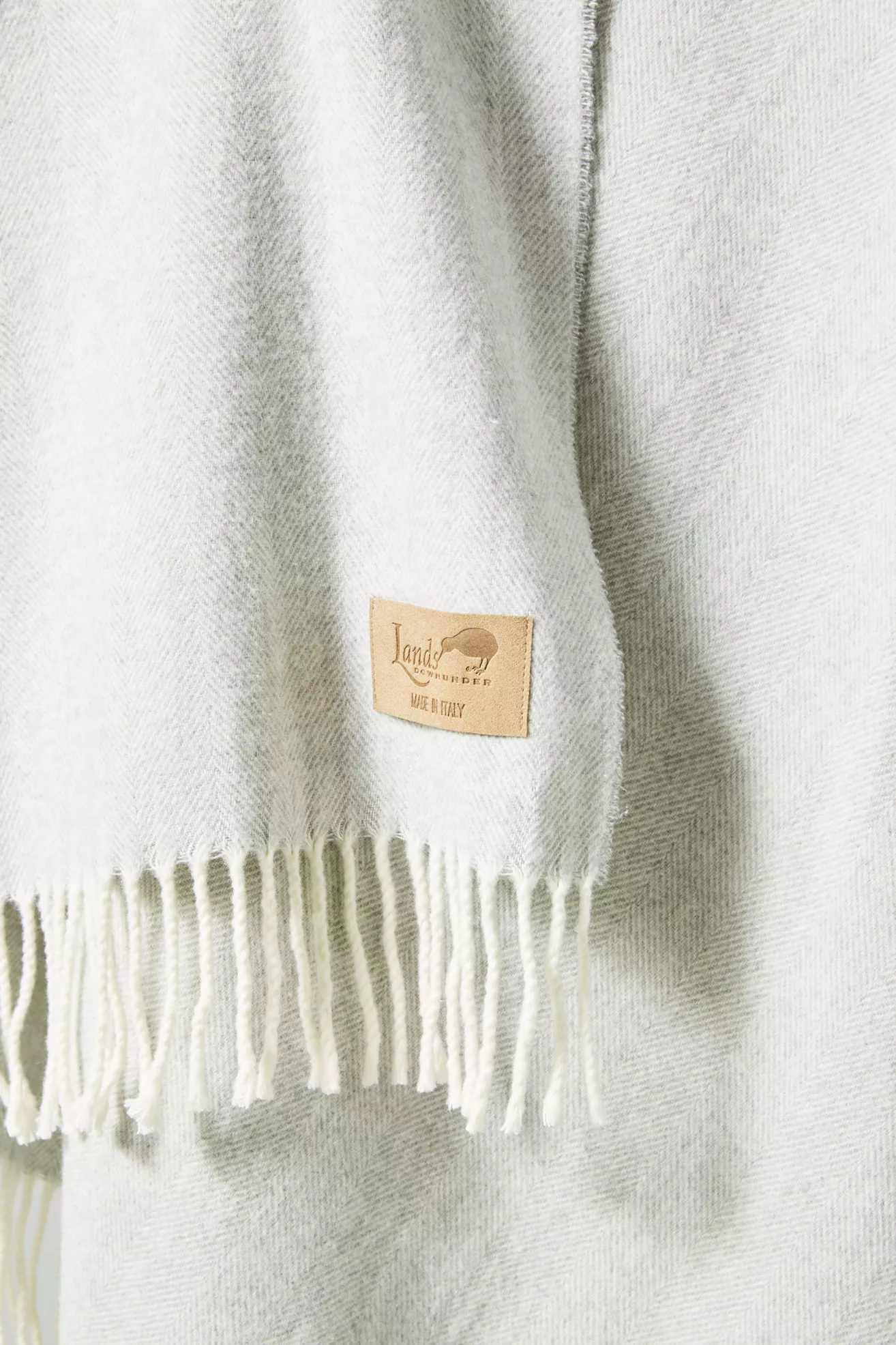 Solid Herringbone Throw Blanket - thumbnail 5