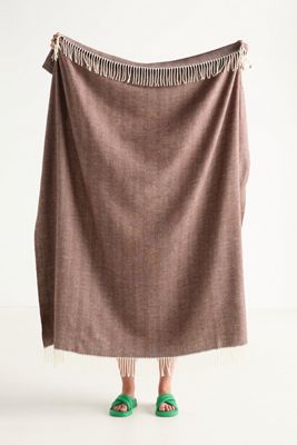 Woven Jacquard Patterned Throw Blanket | AnthroHome