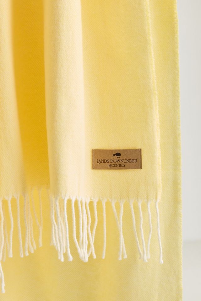 Solid Herringbone Throw Blanket #1