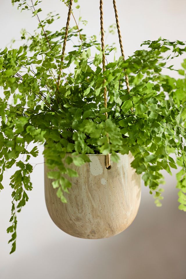 Hanging Marbled Ceramic Pot #2