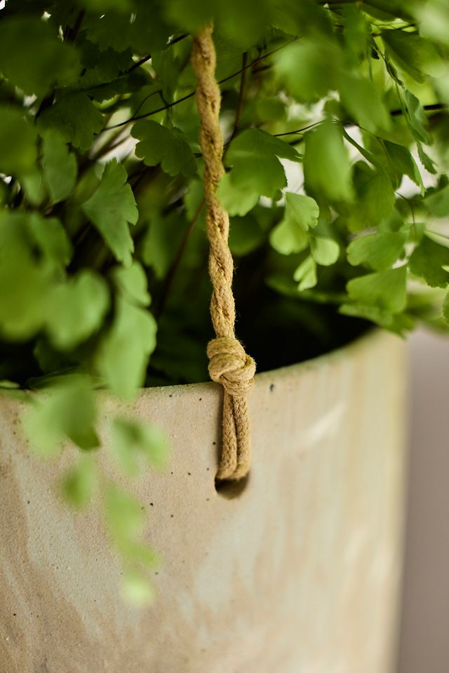 Hanging Marbled Ceramic Pot #4