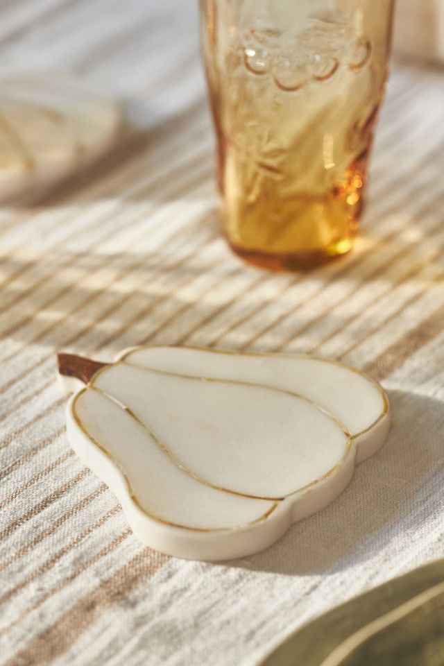 Marble Pumpkin Coaster #1