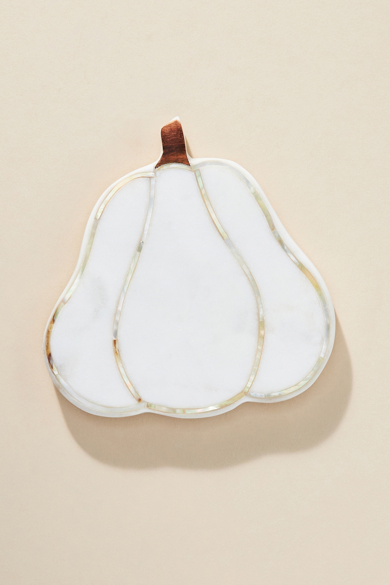 Marble Pumpkin Coaster