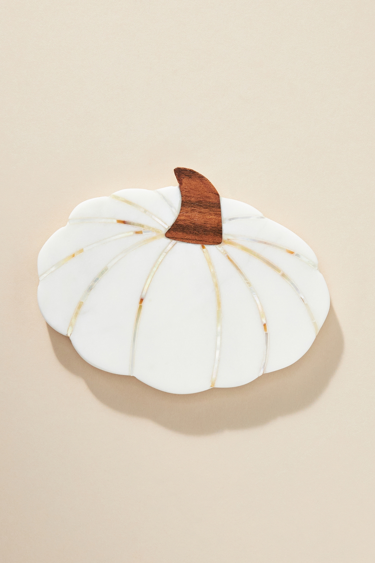 Marble Pumpkin Coaster