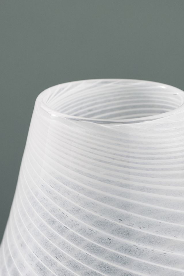 Mera Soda Lime Glass Swirl Vase #3