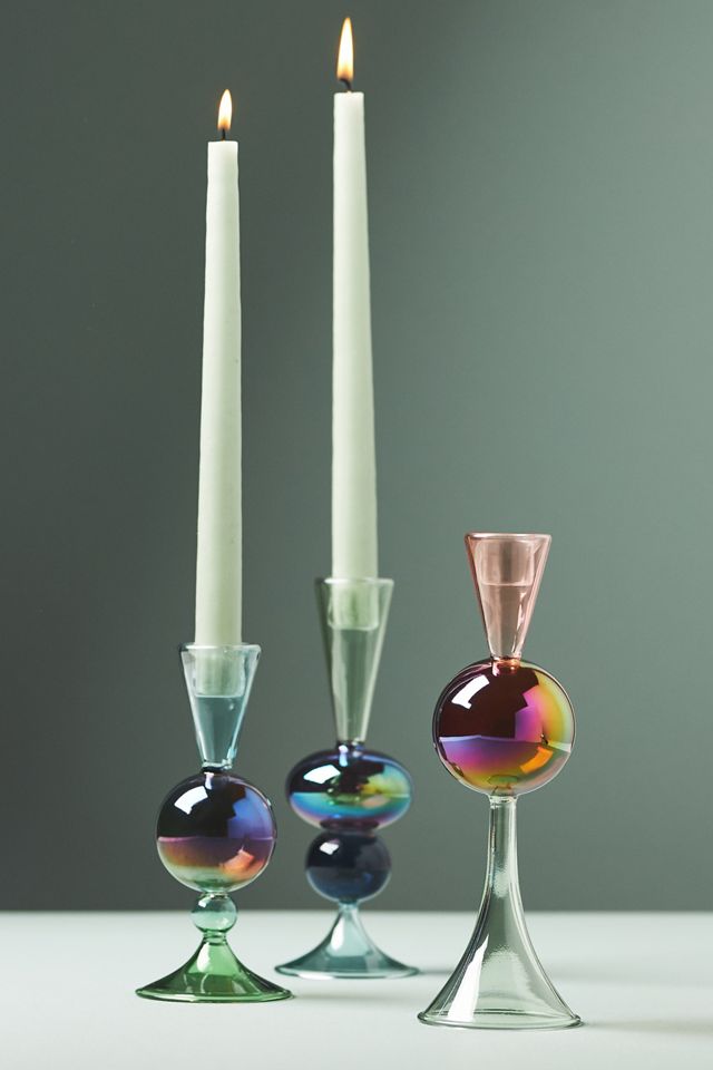 Mona Borosilicate Glass Candle Holder AnthroHome