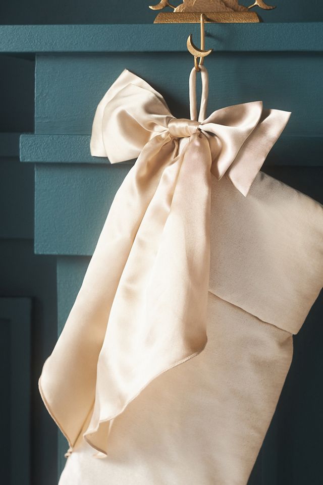Velvet Bow Stocking