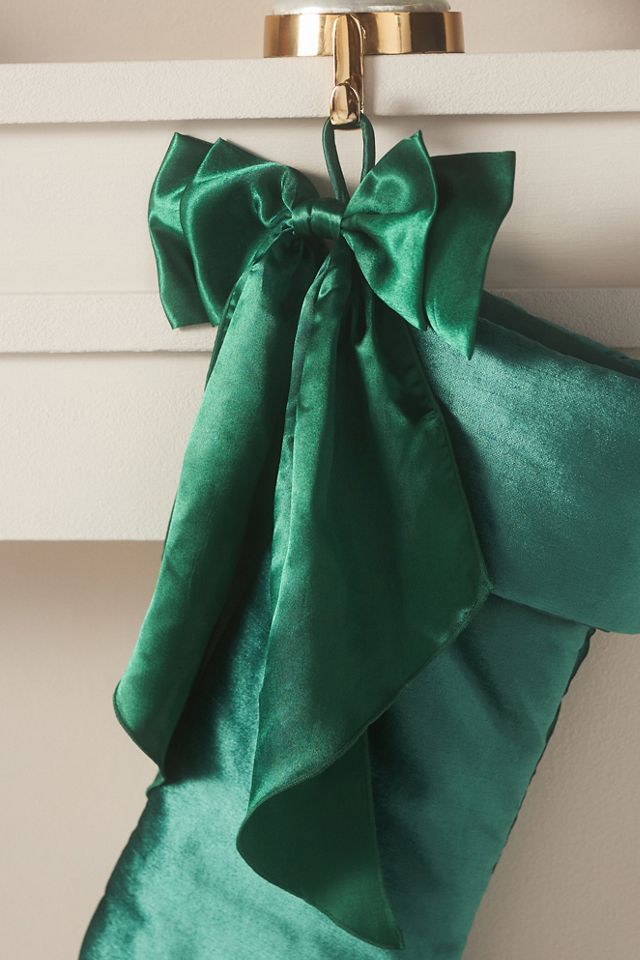 Velvet Bow Stocking #3