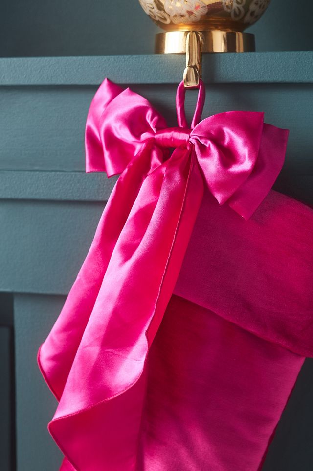 Velvet Bow Stocking #2