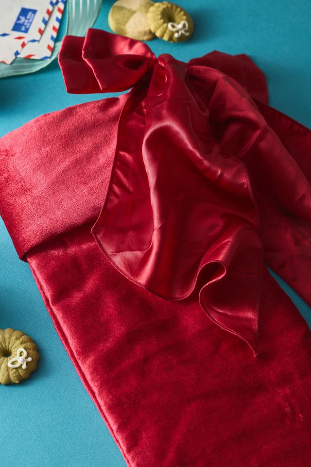 Velvet Bow Stocking #2