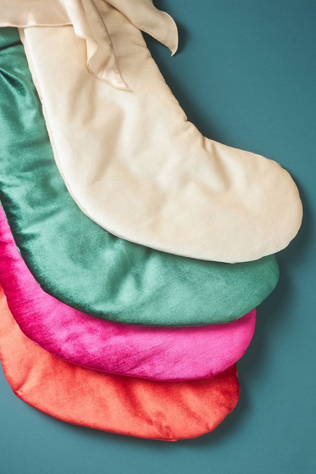 Velvet Bow Stocking #1