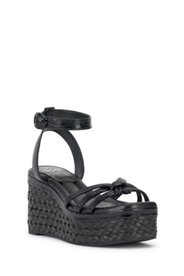 Vince Camuto Loressa Platform Wedge Sandal In Black