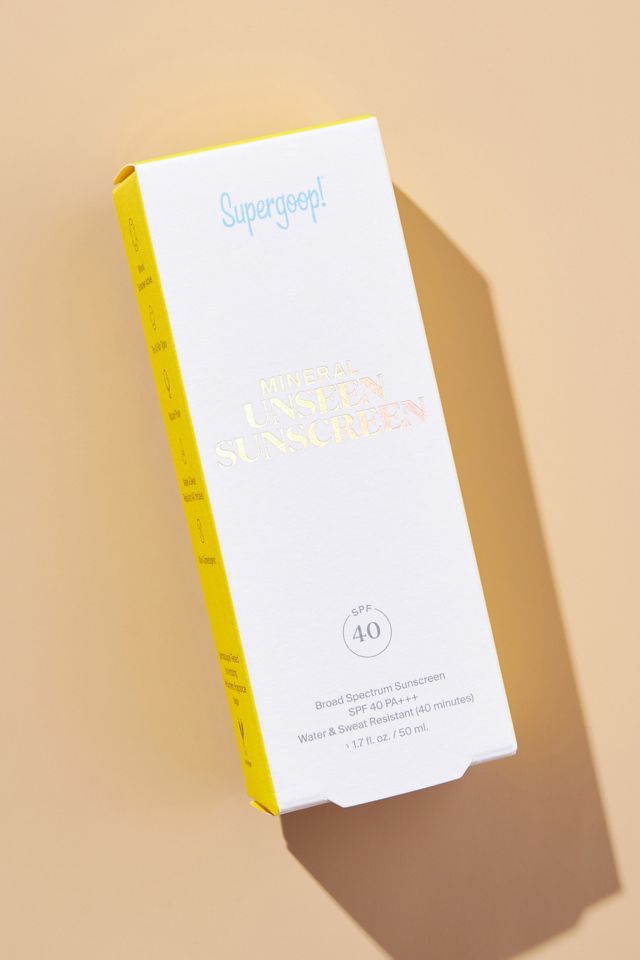 Supergoop! Mineral Unseen Sunscreen SPF 40 #1