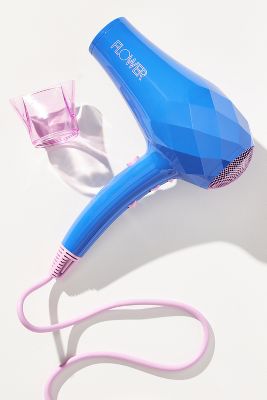 Shop Flower Beauty Ionic Pro Hair Dryer In Blue