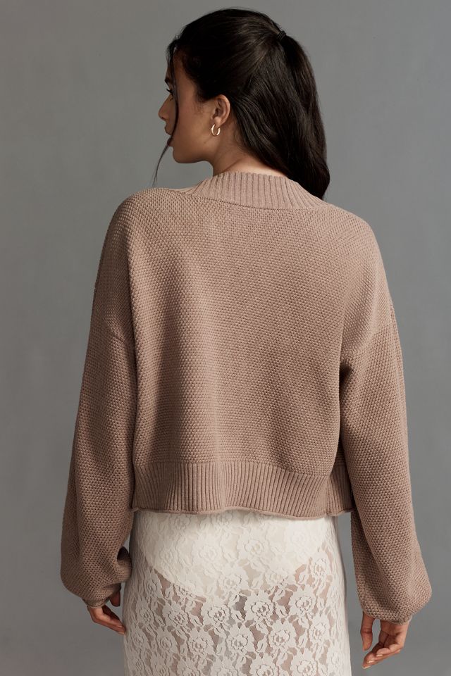 The Livvy Waffle Knit Cardigan by Flat White #3
