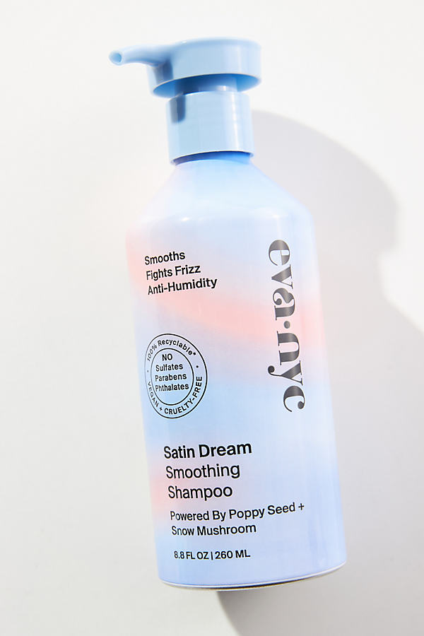 Shop Eva Nyc Satin Dream Smoothing Shampoo In Blue