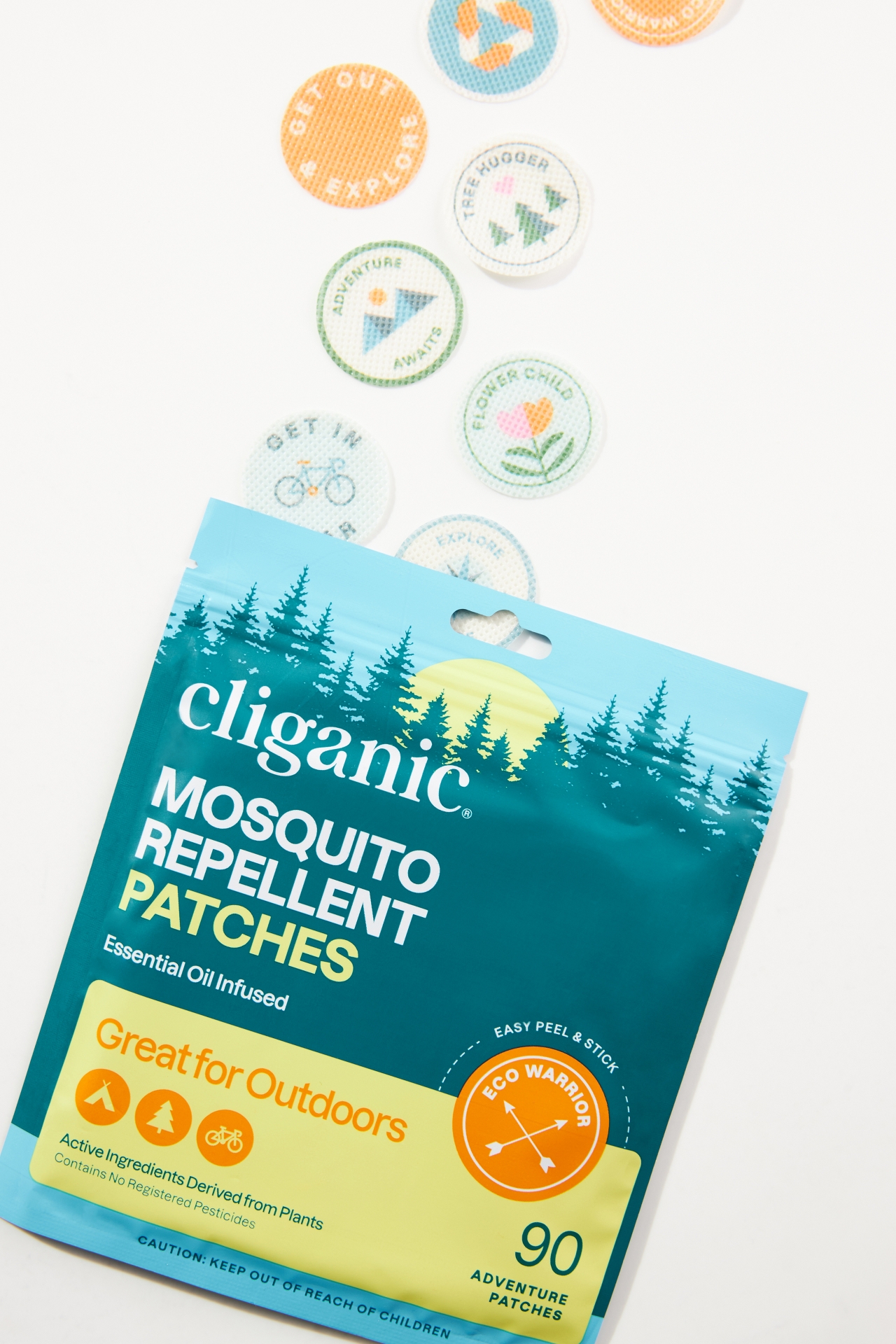 Cliganic Mosquito Repellent Patches, 90 Pack