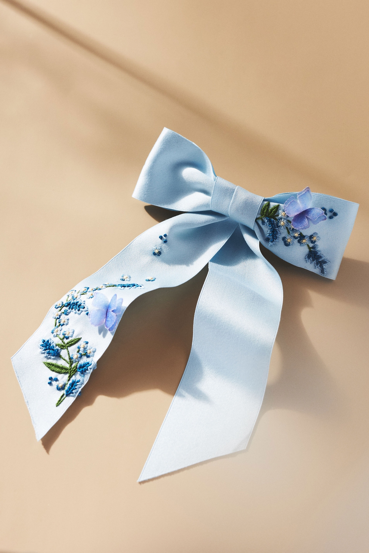 Jennifer Behr Bellina Hand-Embroidered Bow