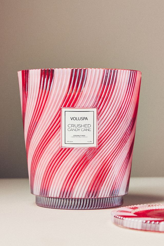 Voluspa Crushed Candy Cane Candle | AnthroLiving