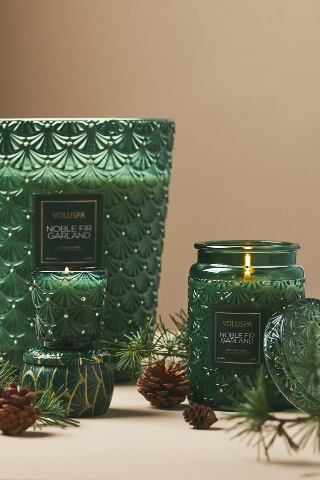 Voluspa Noble Fir Garland Tin Candle #1
