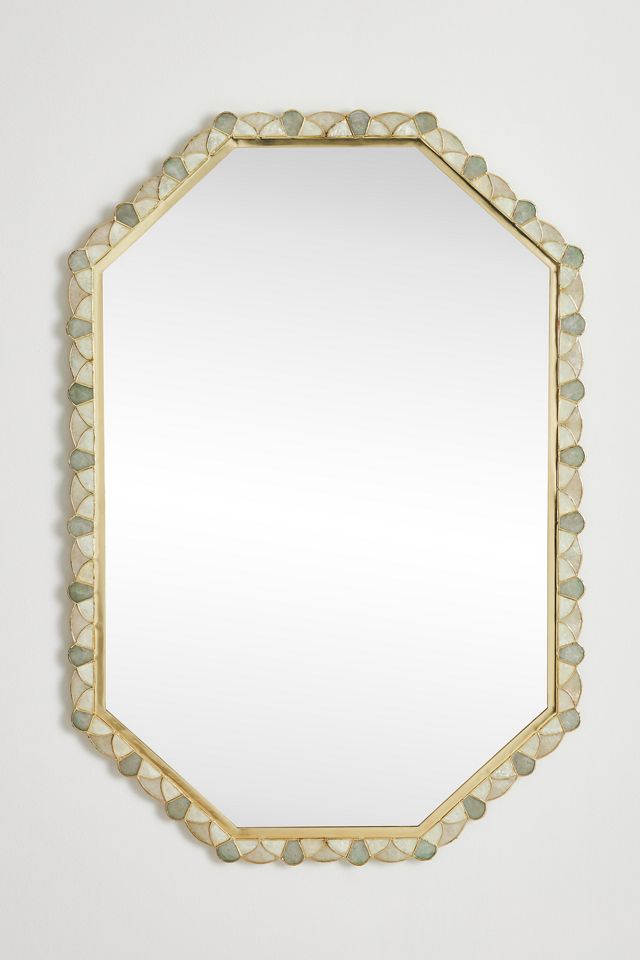 Avril Capiz Shell Wall Mirror #1