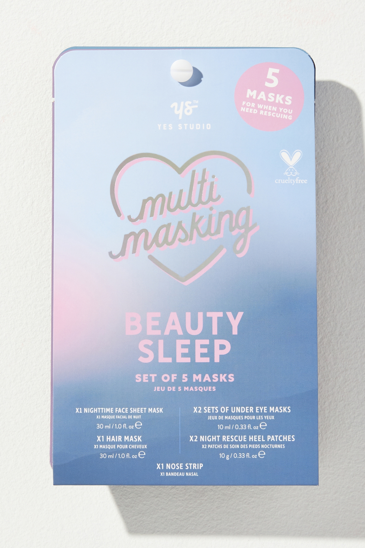 Yes Studio Multi Masking Beauty Sleep Masks, Set of 5