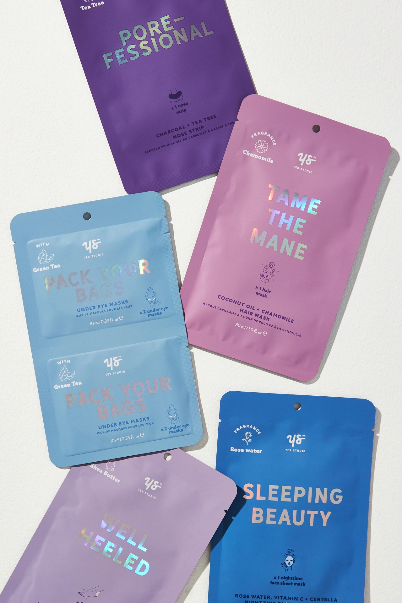 Yes Studio Multi Masking Beauty Sleep Masks, Set of 5