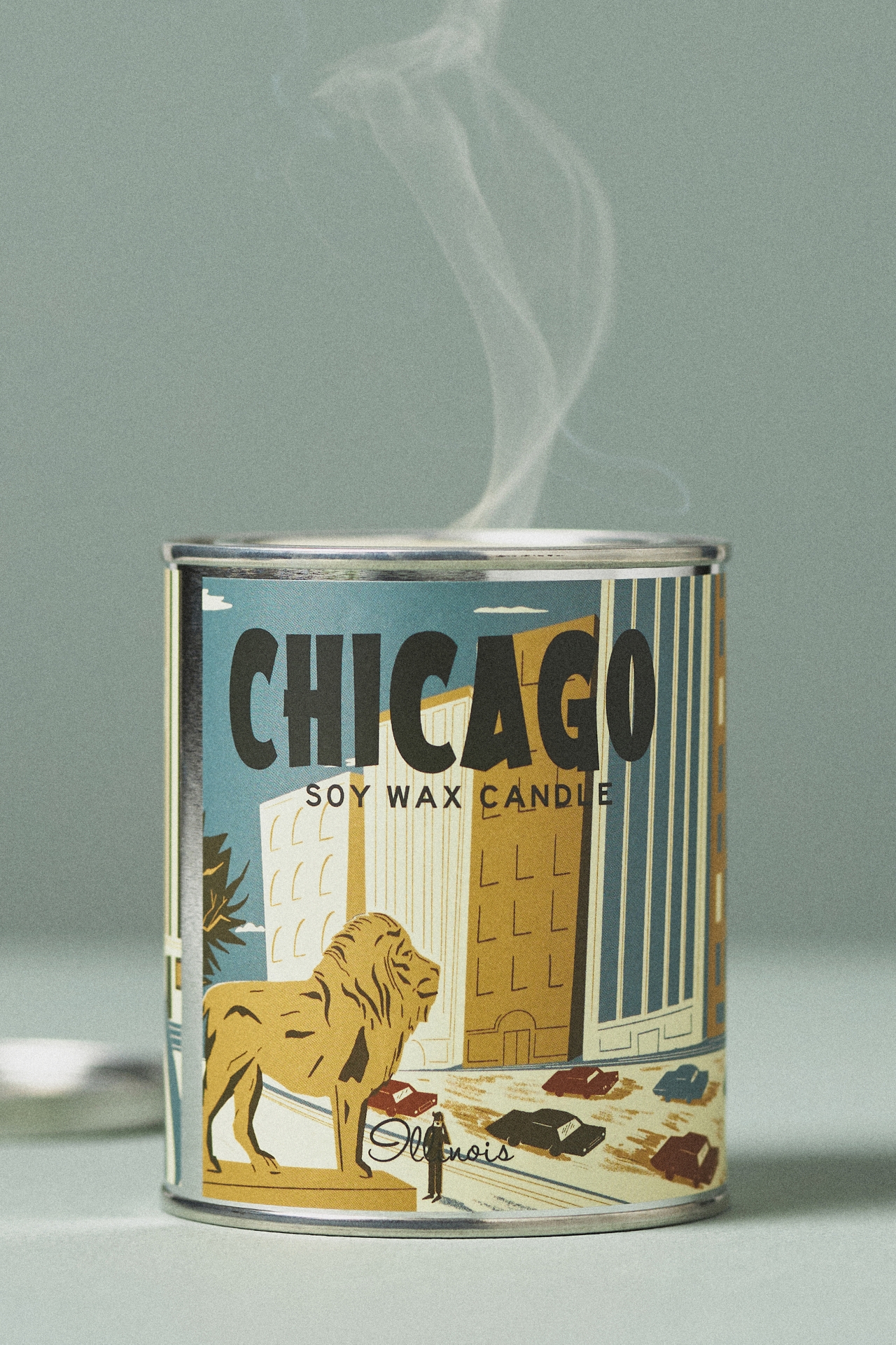 Good & Well Supply Co. Chicago Tin Candle