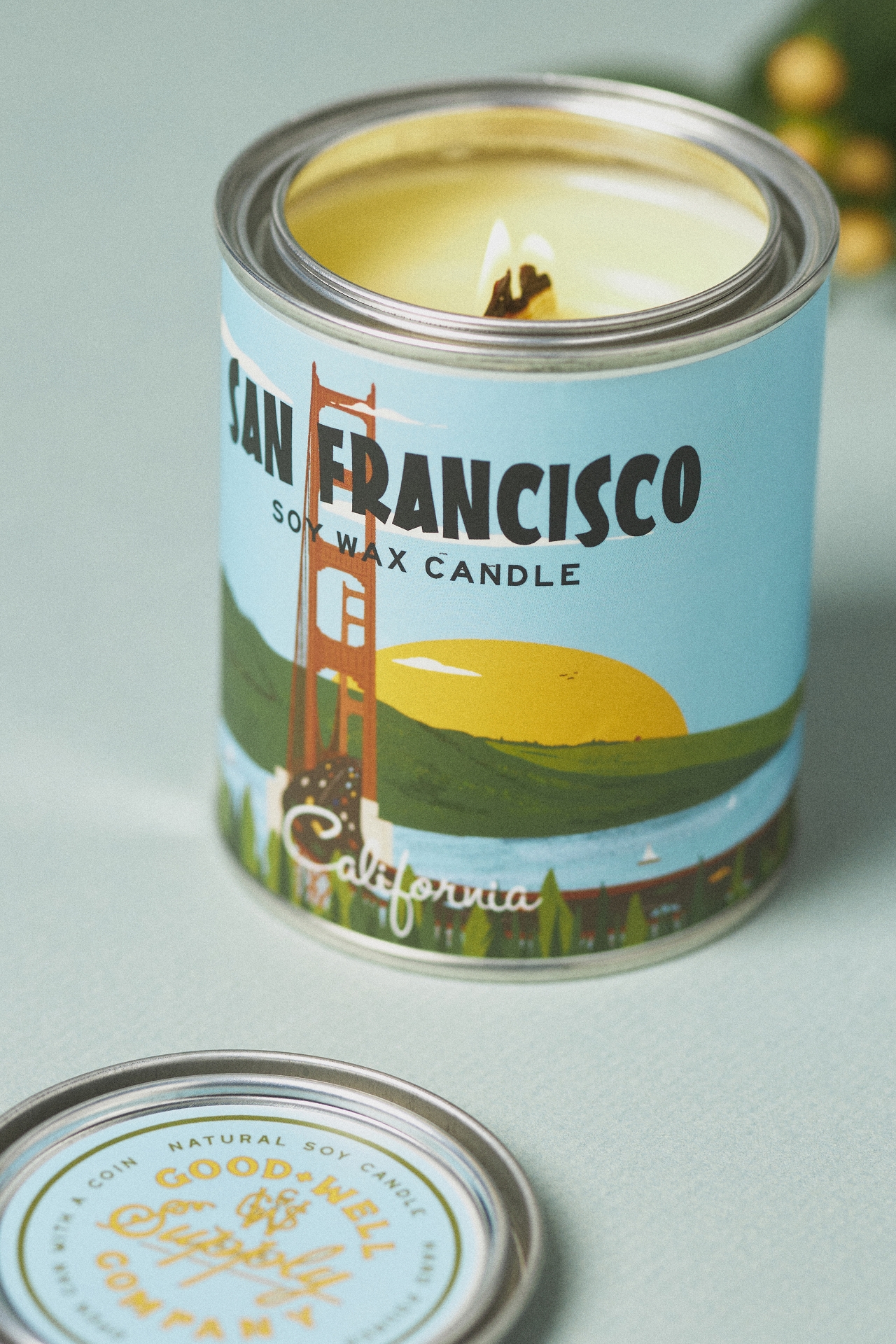 Good & Well Supply Co. San Francisco Tin Candle