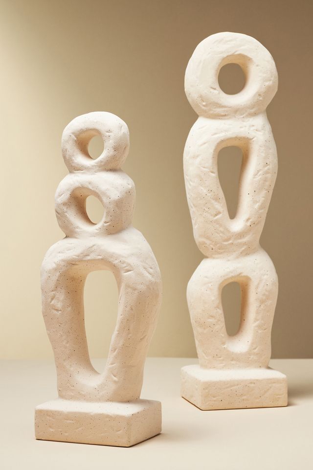 Neutral Ceramic Casita Sculpture  #1