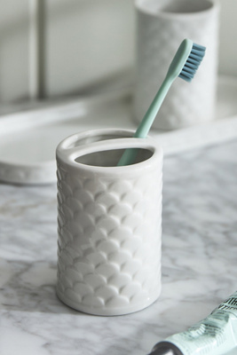 Anthropologie Scala Toothbrush Holder In Beige