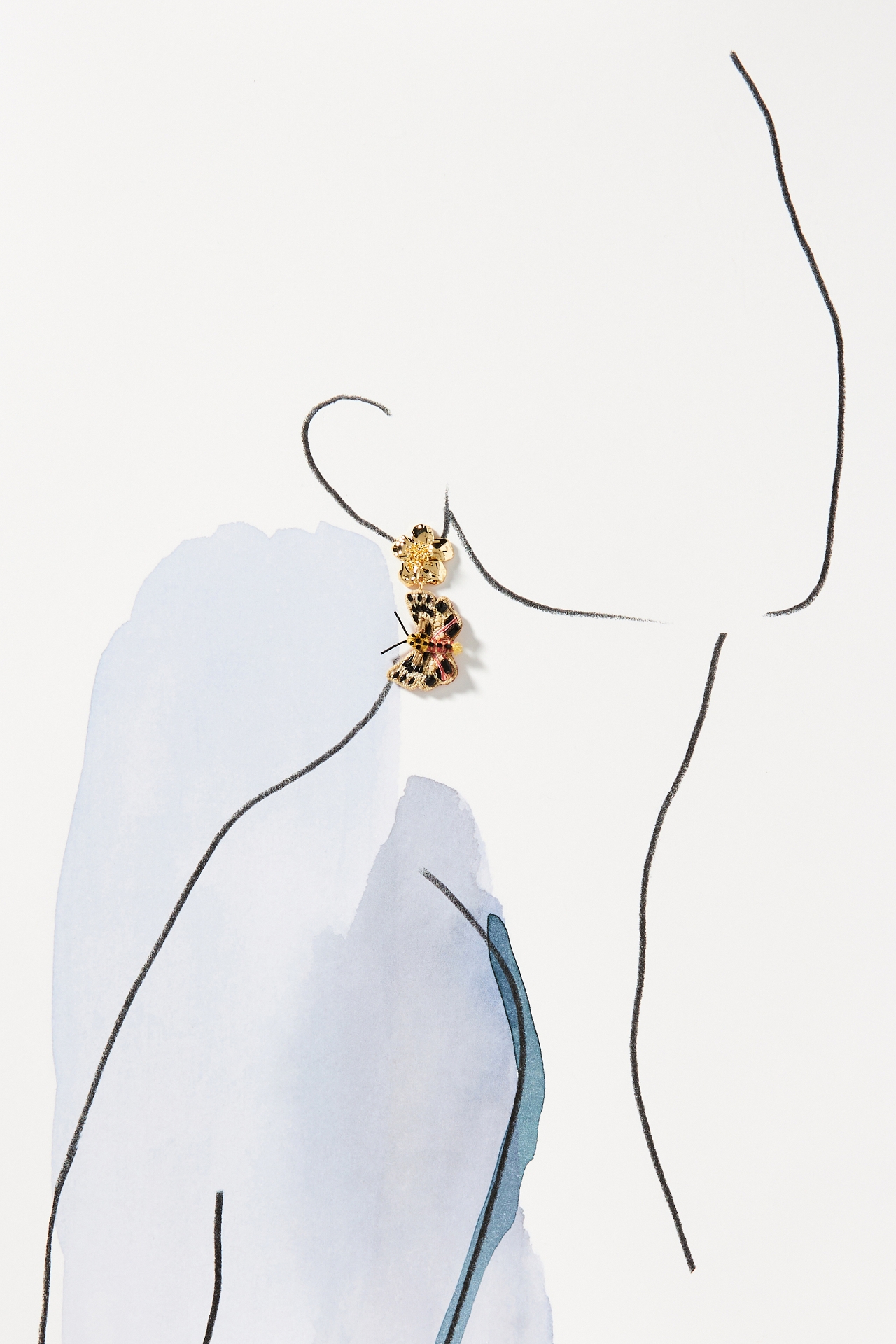 Mignonne Gavigan Beck Butterfly Drop Earrings