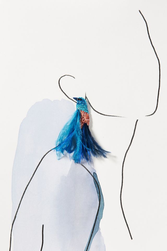 Mignonne Gavigan Gianna Bird Drop Earrings #2