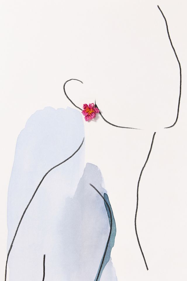 Mignonne Gavigan Greer Flower Post Earrings #2