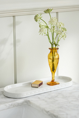 Anthropologie Scala Tray In White