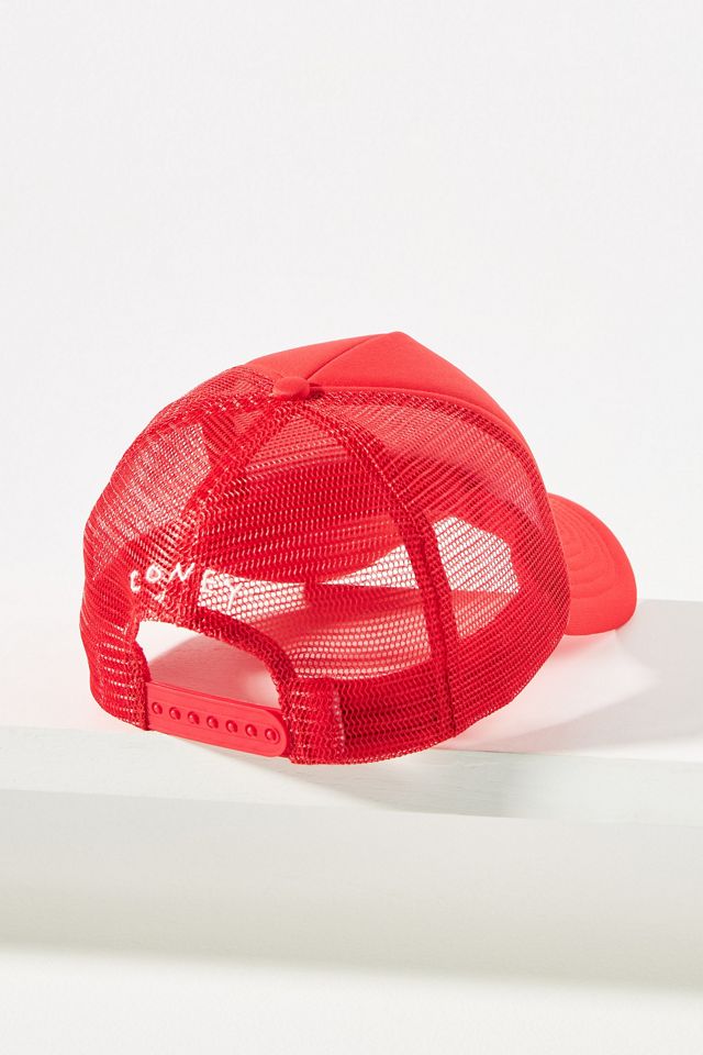 Anthropologie Coney Island Pomodoro Italian Hat Coney Island Picnic Italia Graphic Trucker Hat | Anthropologie main image 3