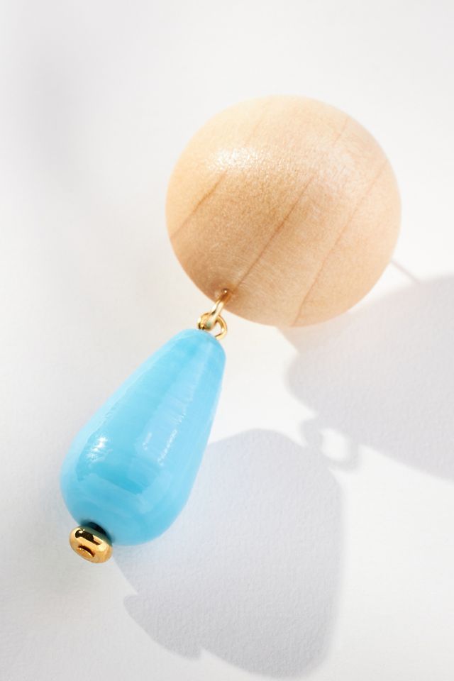 Sophie Monet Turquoise Drop Earrings #1