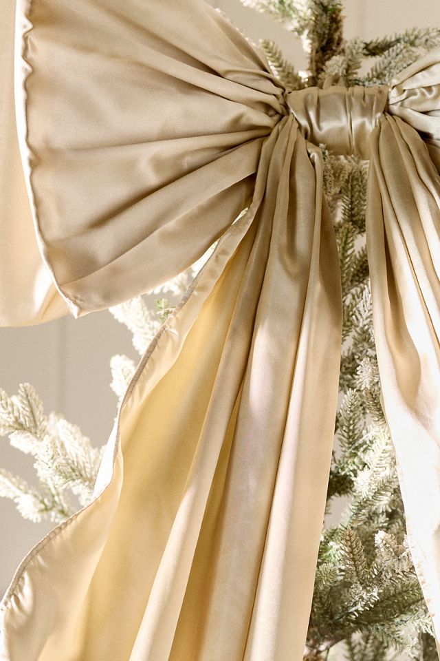 Satin Bow Tree Topper