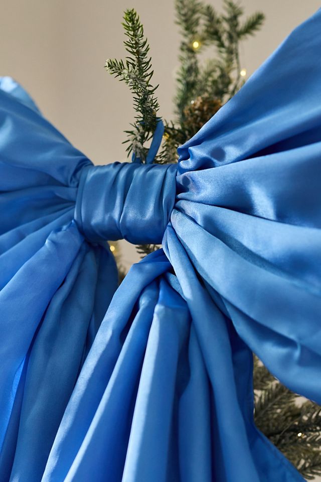 Satin Bow Tree Topper #1