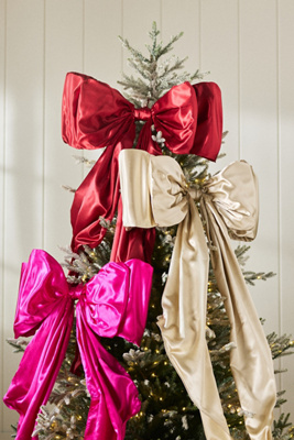 Satin Bow Tree Topper product page
