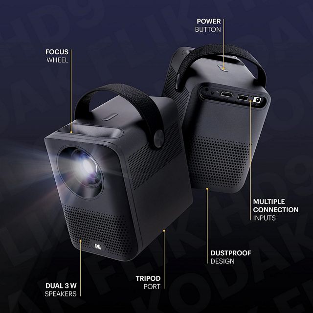 Kodak FLIK HD9 Smart Portable Mini Projector #1