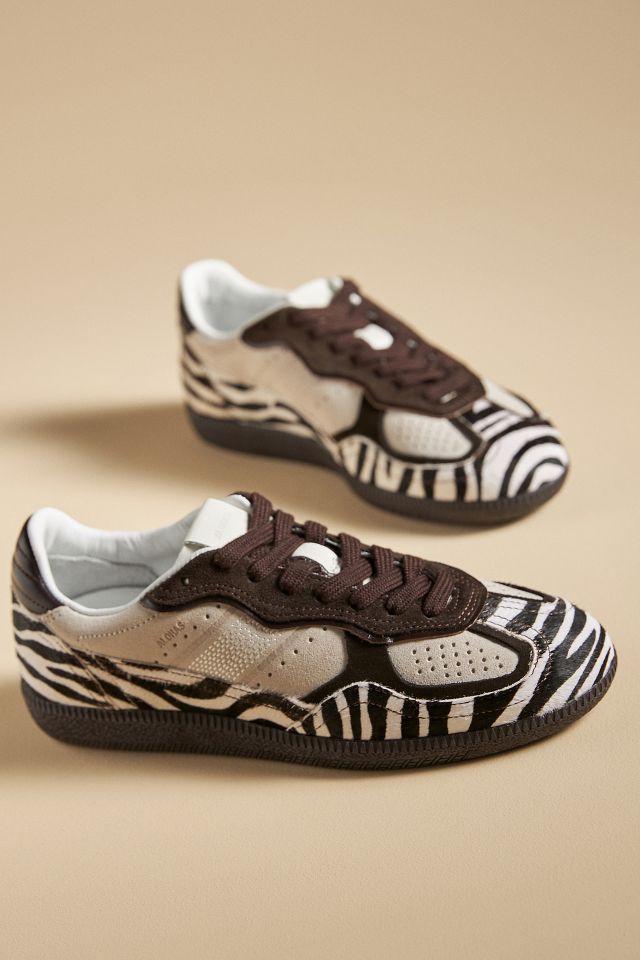 Tb.490 Rife Shimmer Silver Cream Leather Sneakers | ALOHAS