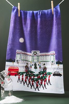 Holiday in the City Dish Towel