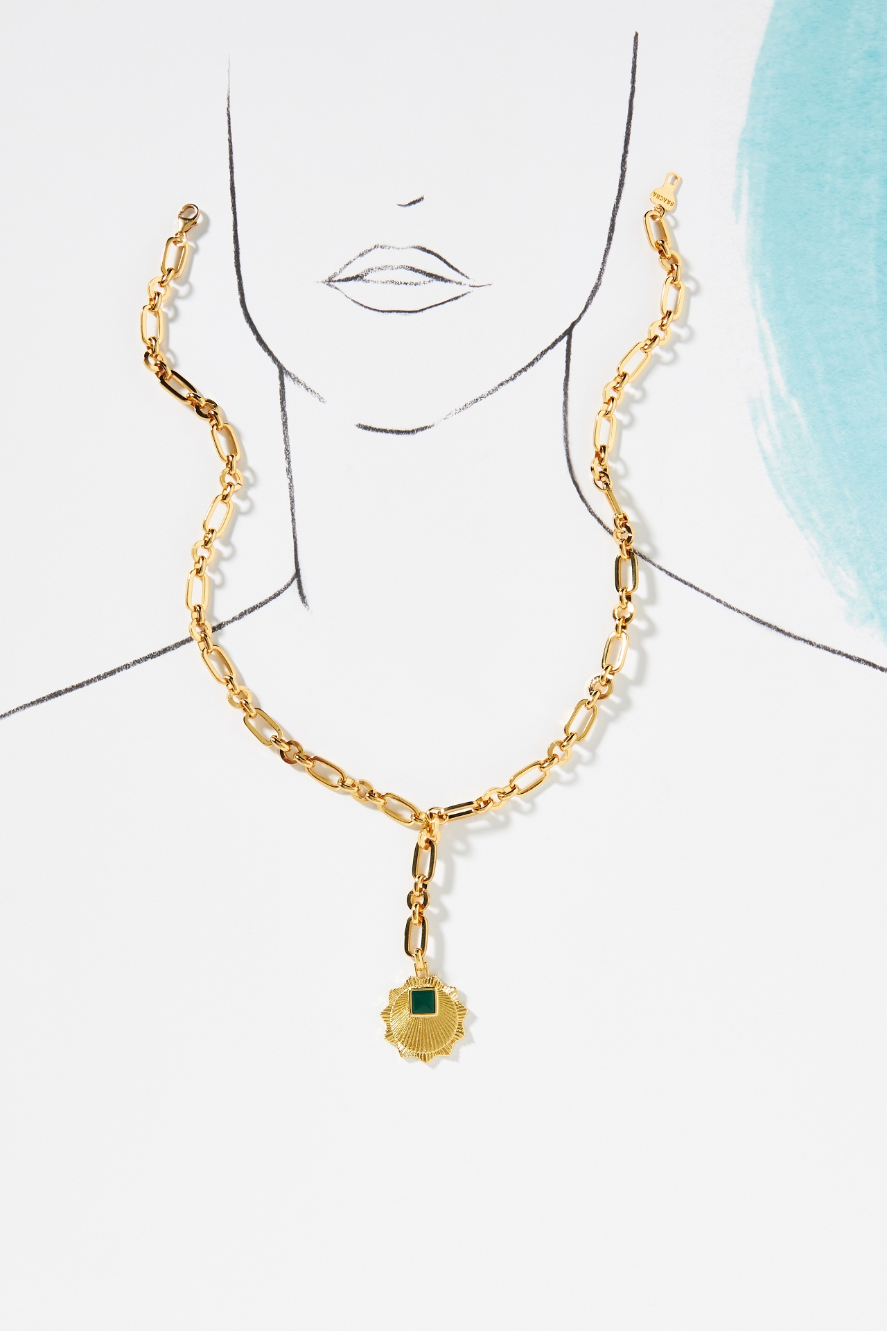 BRACHA Lennox Round Necklace